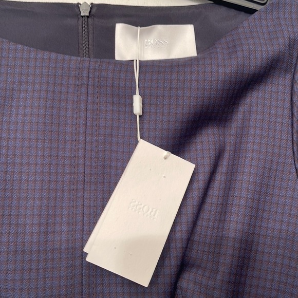 Hugo Boss Dokos Stretch Wool Sheath Dress - Brand New - Sz 6 - Picture 4 of 10